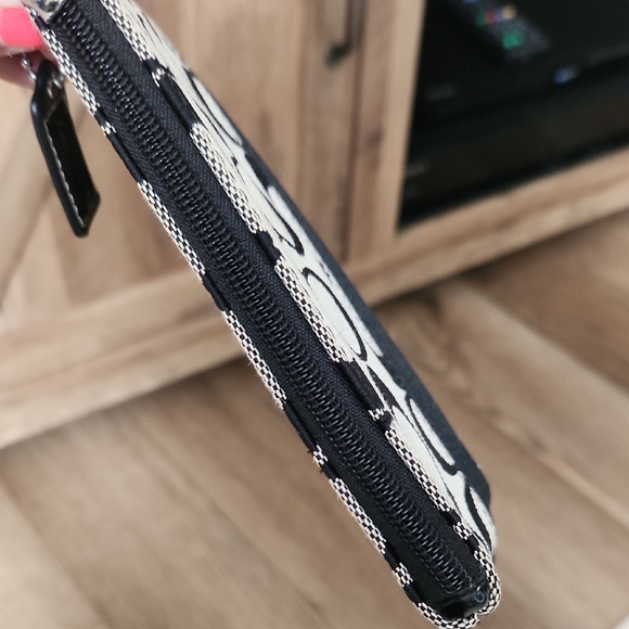 Coach Black and Grey Wristlet - Picture 7 of 11